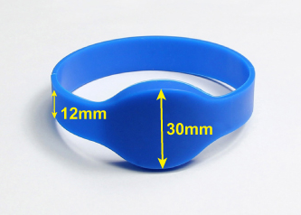 rfid硅膠腕帶標(biāo)簽尺寸圖